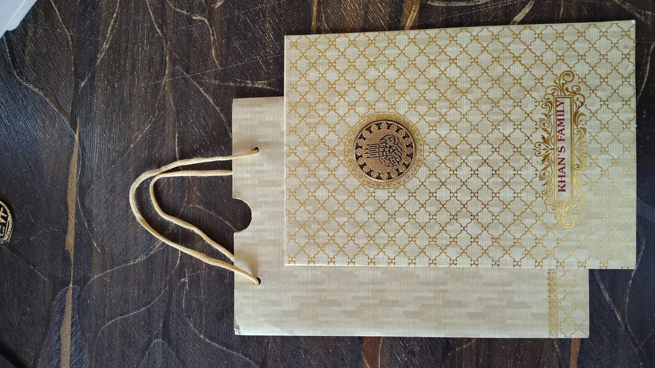 Bag Wedding Card 020