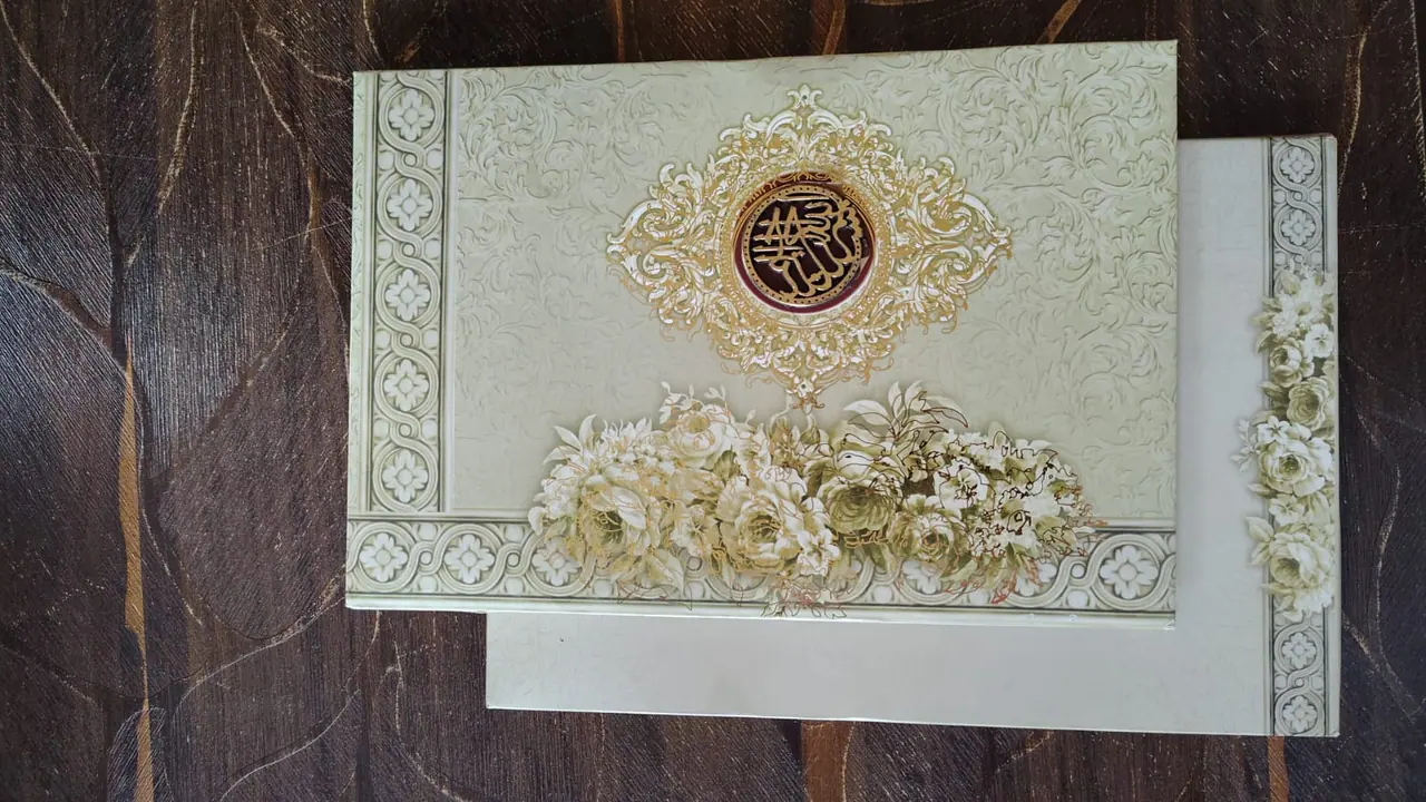 Pasting Box Wedding Card 029