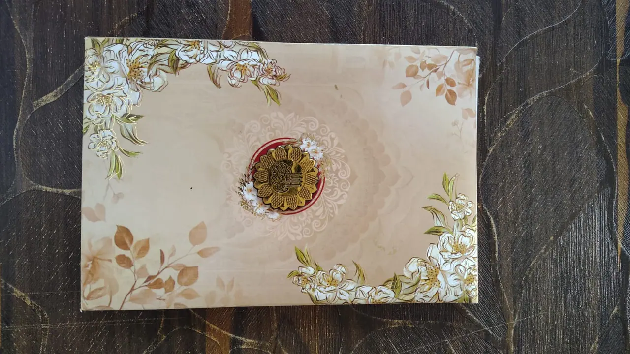 Pasting Box Wedding Card 043