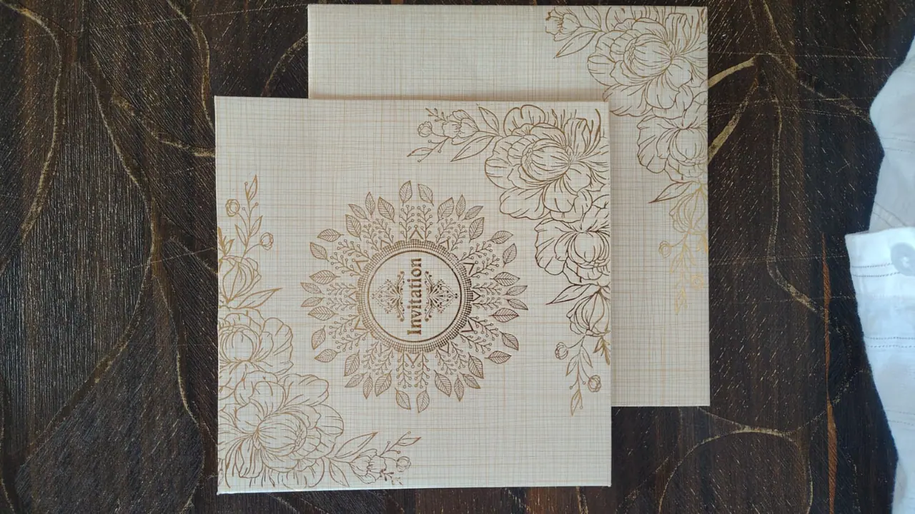 Wedding Card Design 075